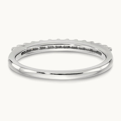 Diamond Band, 14K White Gold