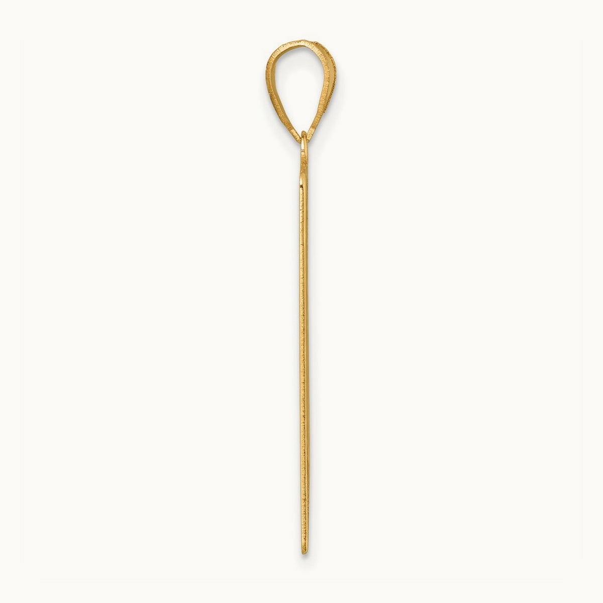 Judgement Tarot Card Pendant, 14K Yellow Gold