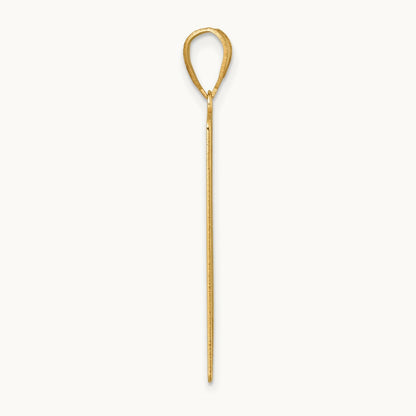 Judgement Tarot Card Pendant, 14K Yellow Gold