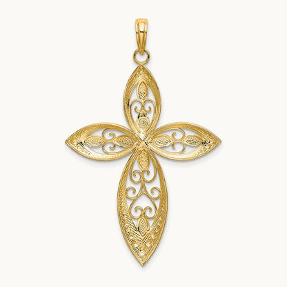 W/ Beaded Filigree Cross Charm — photo set