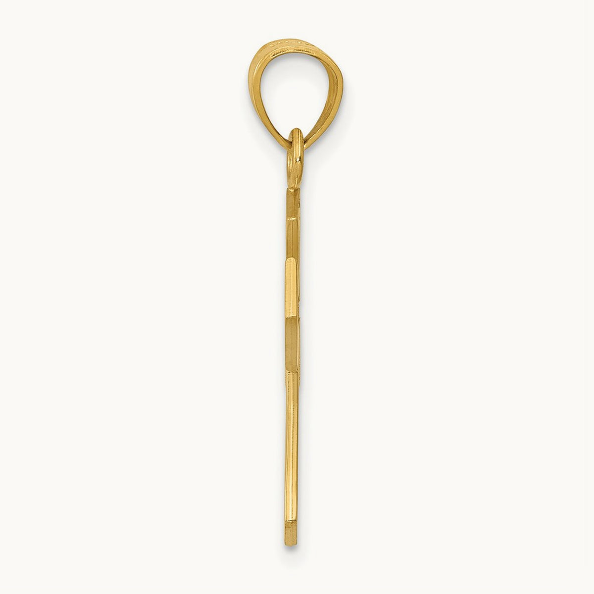 Reversible Passion Cross Pendant, 14K