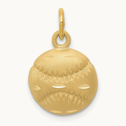 Baseball Charm, 14K