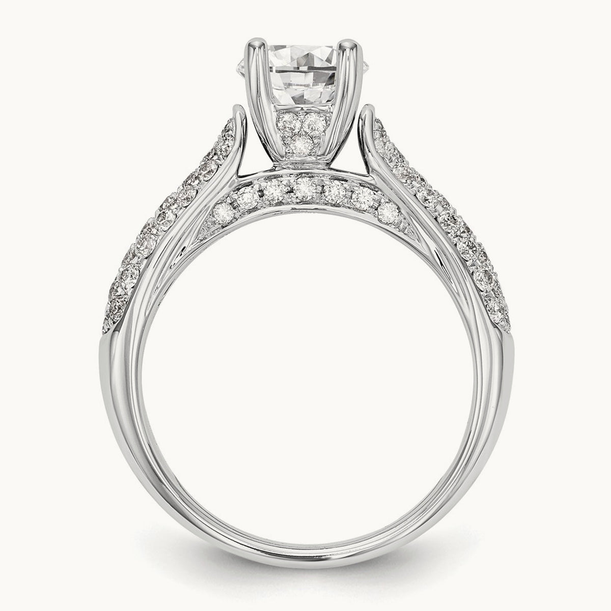 Semi-Mount Engagement Ring, 0.75 ct tw