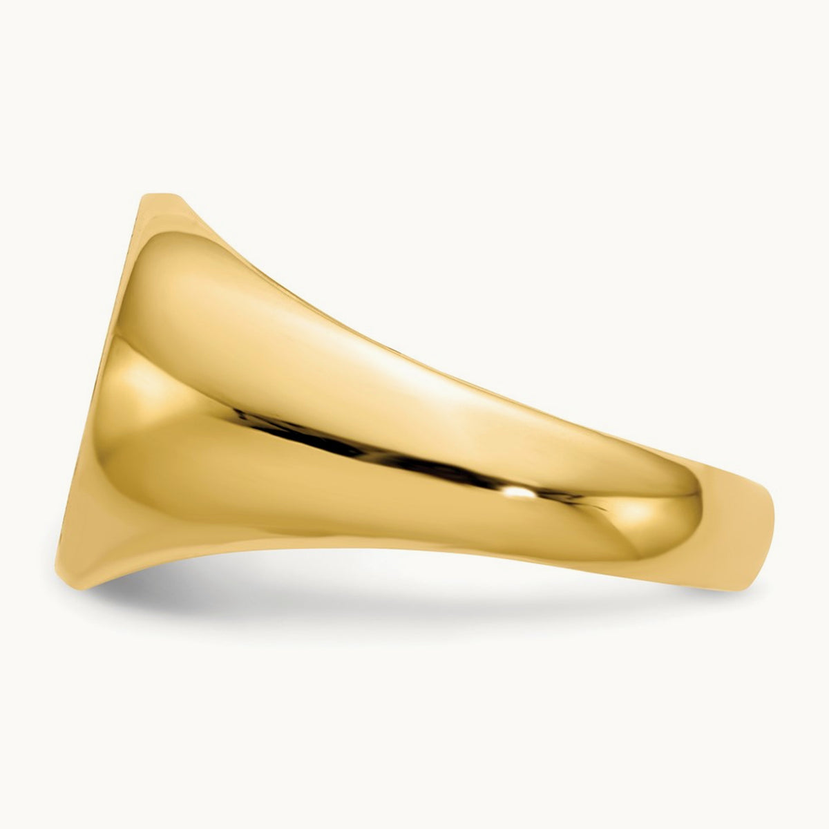 Open Back Mens Signet Ring — photo set