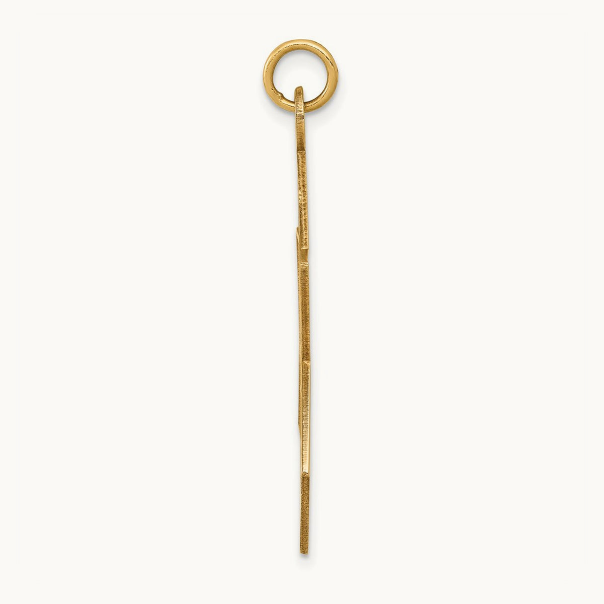Laser Designed Star of David Pendant — 14K Yellow Gold, 41mm
