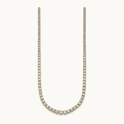 Graduated Tennis Necklace, 14.50 ct tw Lab-Grown Diamond