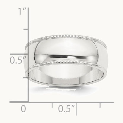 Half Round Milgrain Band — photo set