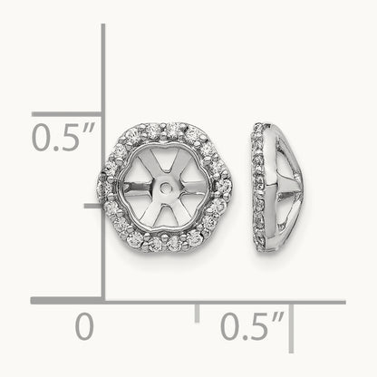 Earring Jacket, 0.25 ct tw Lab-Grown Diamond