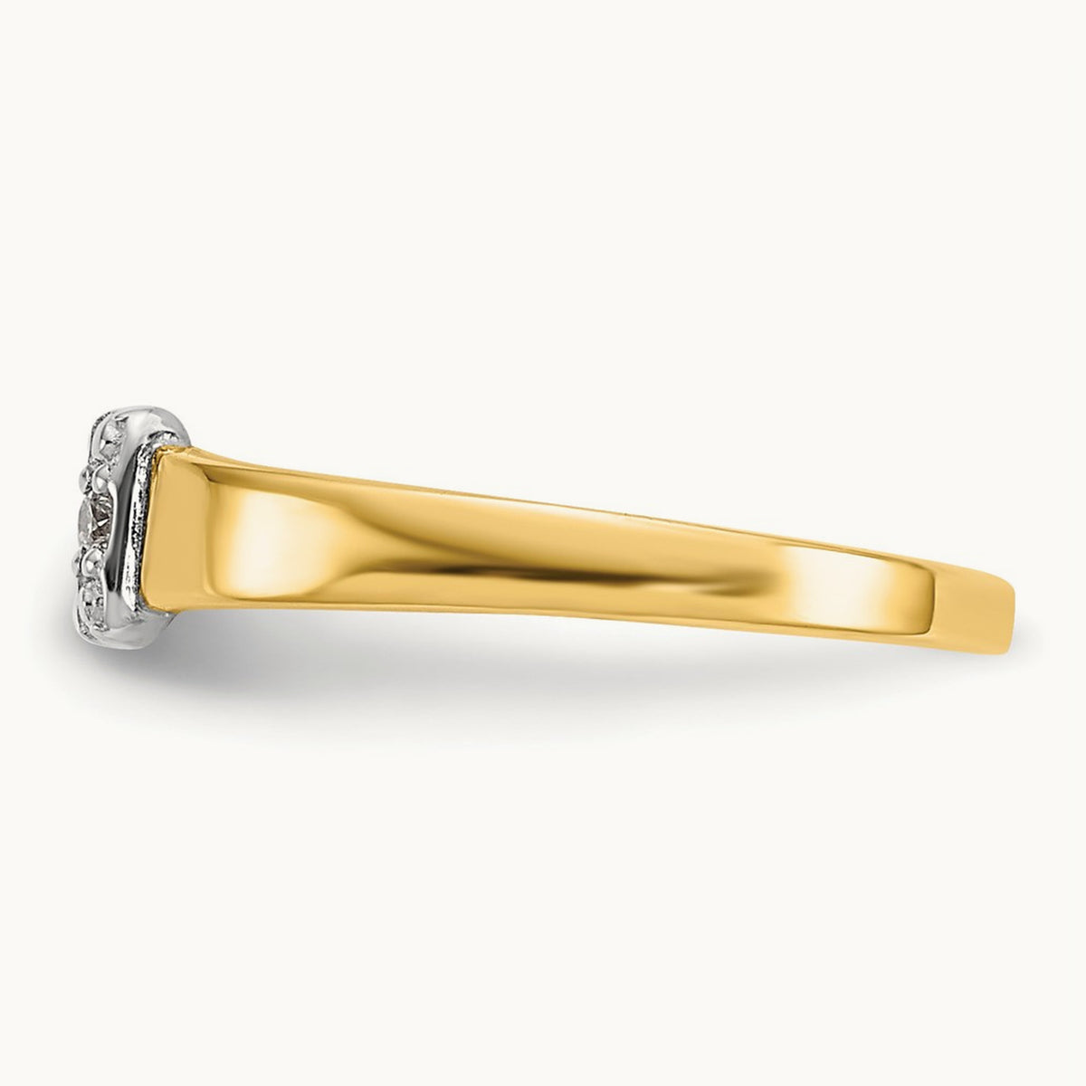 .01ct Diamond Buckle Toe Ring, 14K