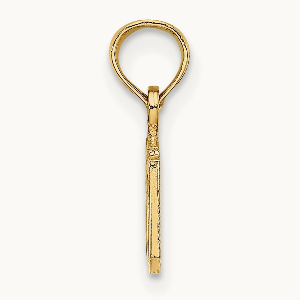 Flat Cut-Out Camera Charm, 14K