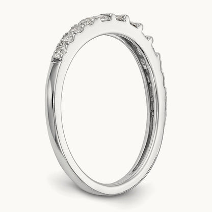 Diamond Wedding Band, 14K White Gold