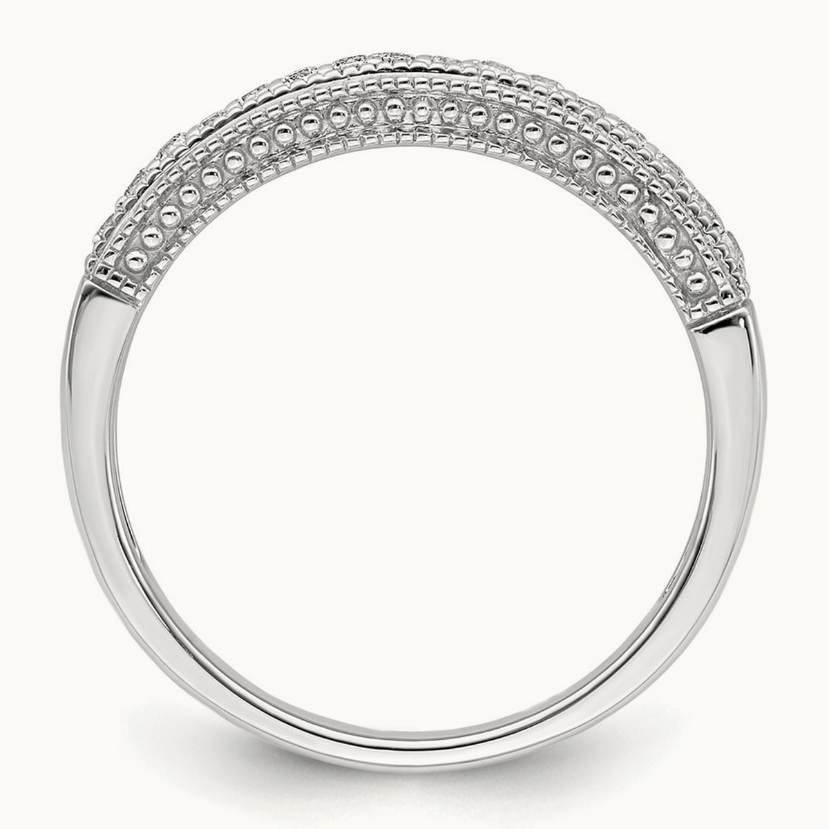Diamond Band, 14K White Gold