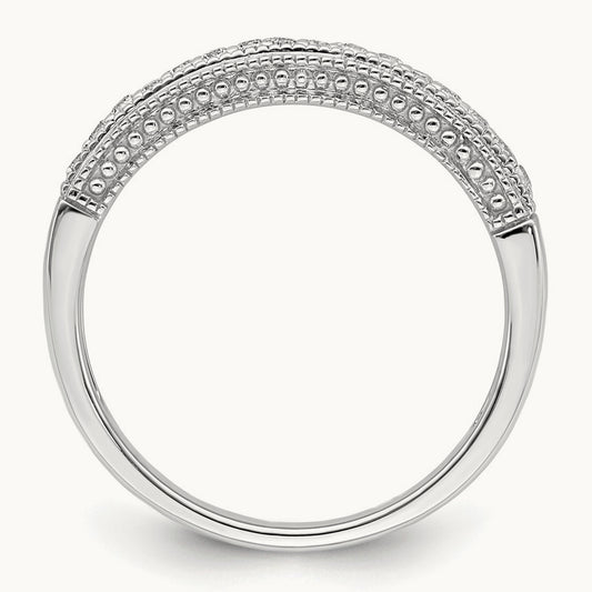 Diamond Band, 14K White Gold