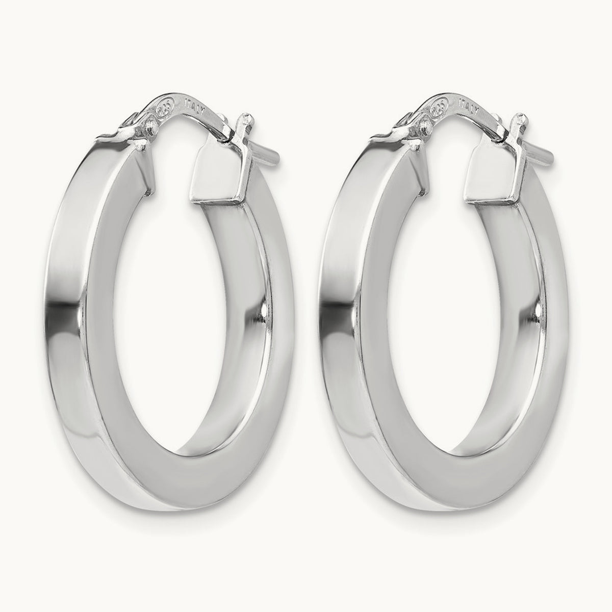 RH- Polished Hoop Earrings — Leslie's — 20.5mm