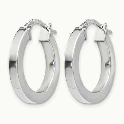 RH- Polished Hoop Earrings — Leslie's — 20.5mm