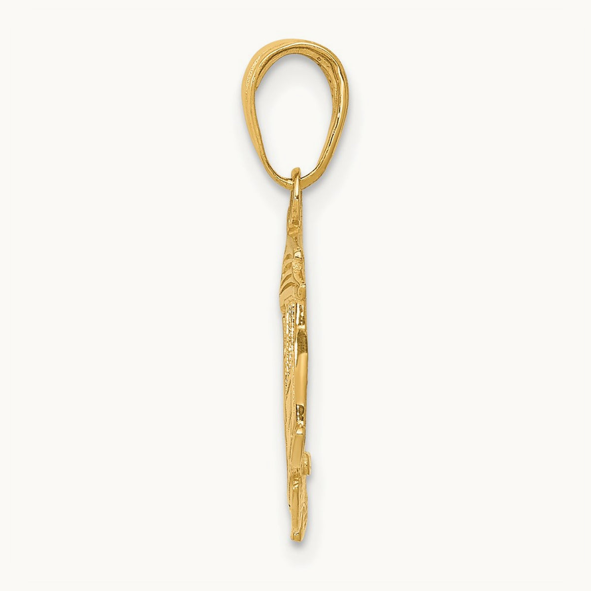 Cable Car Pendant, 14K