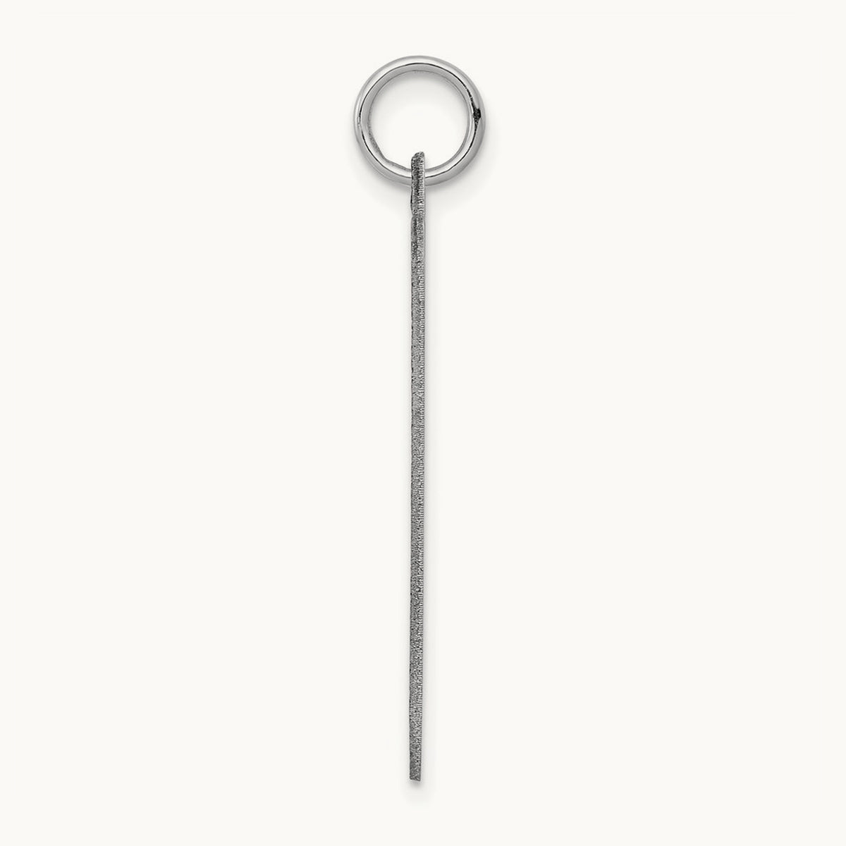 Plain .011 Gauge Rectangular Engravable Charm — 32mm