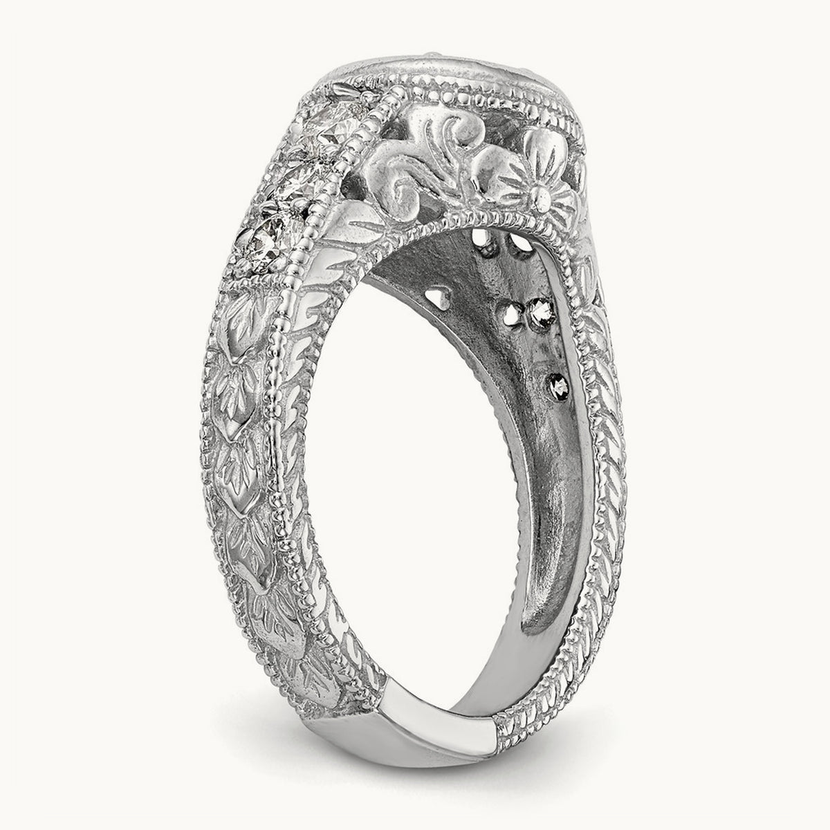 Semi-Mount Engagement Ring — 2/5 ct, 7