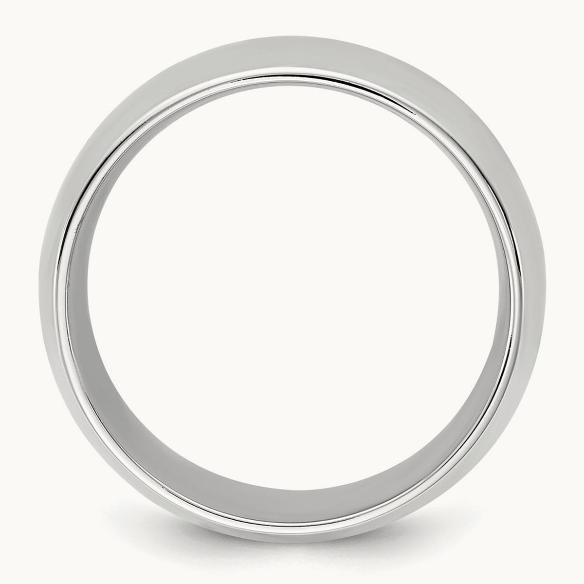 Standard Comfort Fit Band, 9mm, 10K White Gold