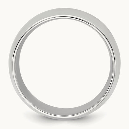 Standard Comfort Fit Band, 9mm, 10K White Gold