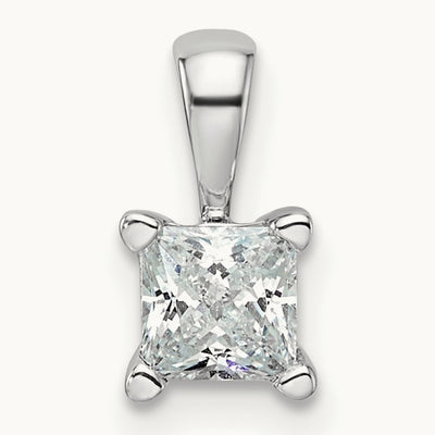 Pendant Necklace, 0.50-0.75 ct tw Lab-Grown Diamond