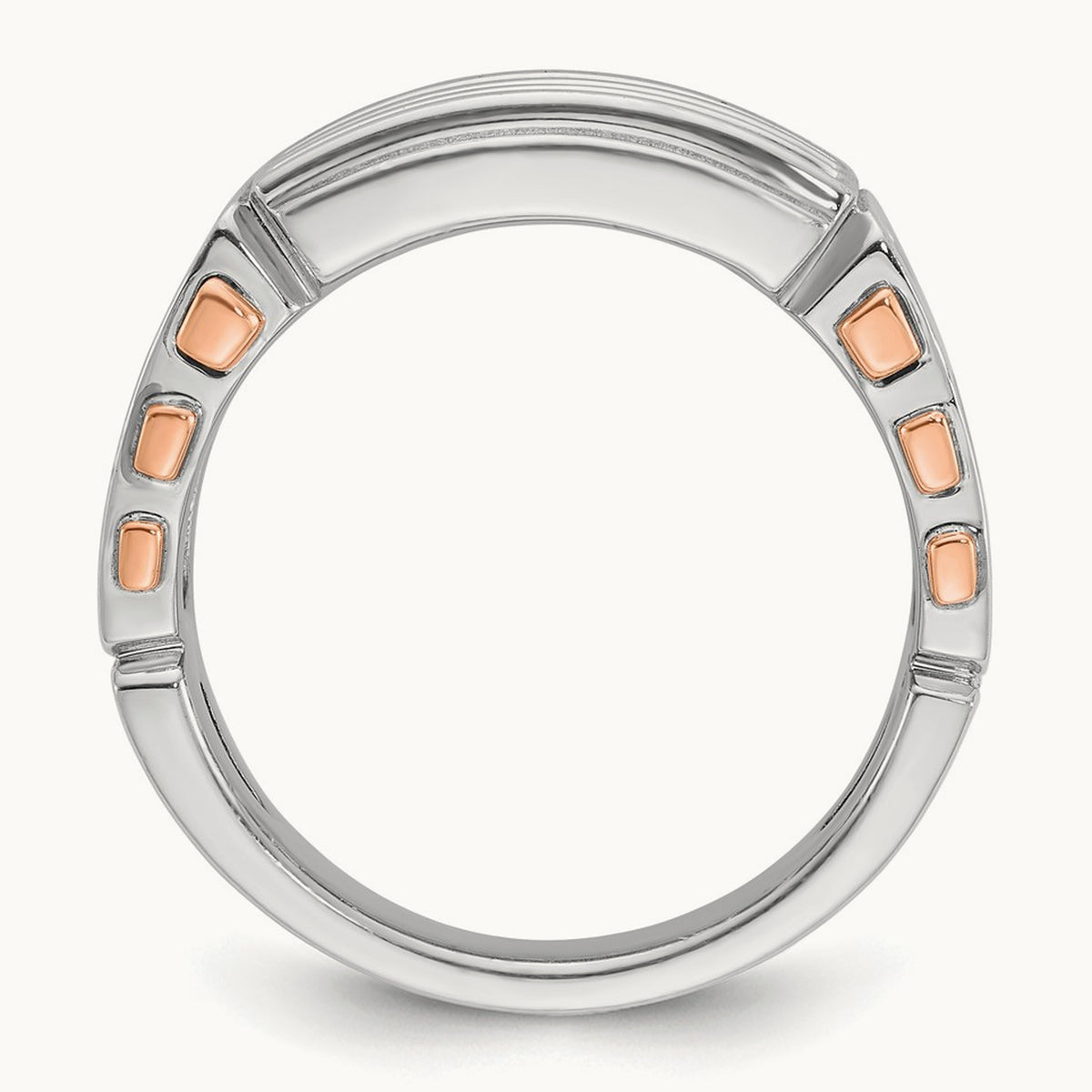 3-Row Men's Ring, 1.50 ct tw Lab-Grown Diamond