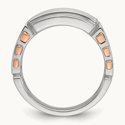 3-Row Men's Ring, 1.50 ct tw Lab-Grown Diamond