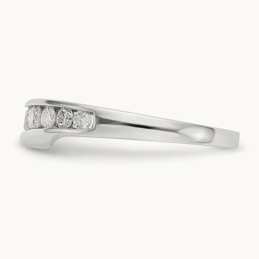 Diamond Band, 14K White Gold