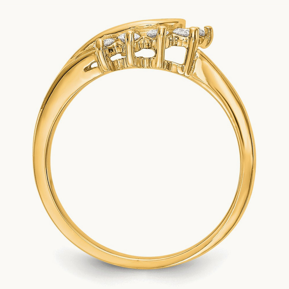 Diamond Wrap — 14K Yellow Gold, 7