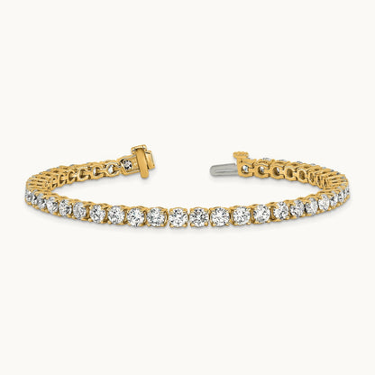 Tennis Bracelet, 9.00 ct tw Lab-Grown Diamond — 14K Yellow Gold