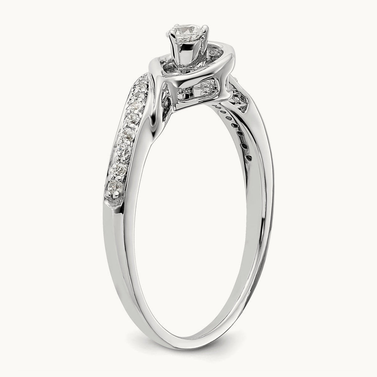 Petite Engagement Ring, 0.20 ct tw Lab-Grown Diamond