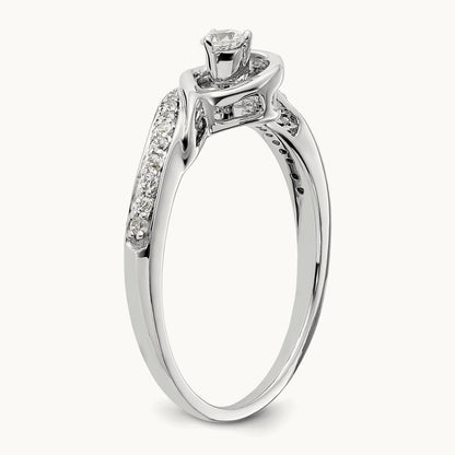 Petite Engagement Ring, 0.20 ct tw Lab-Grown Diamond