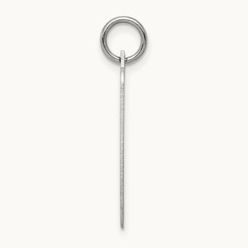 Plain .011 Gauge Rectangular Engravable Charm — 25.5mm
