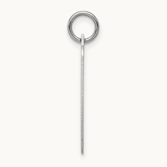 Plain .011 Gauge Rectangular Engravable Charm — 25.5mm