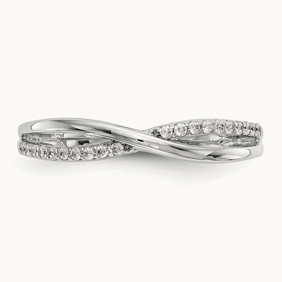 Diamond Band, 14K White Gold