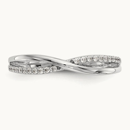 Diamond Band, 14K White Gold