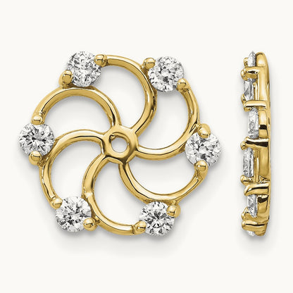 AA Diamond Earring Jacket, 14K
