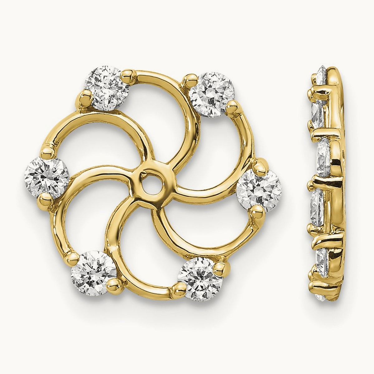 VS Diamond Earring Jacket, 14K