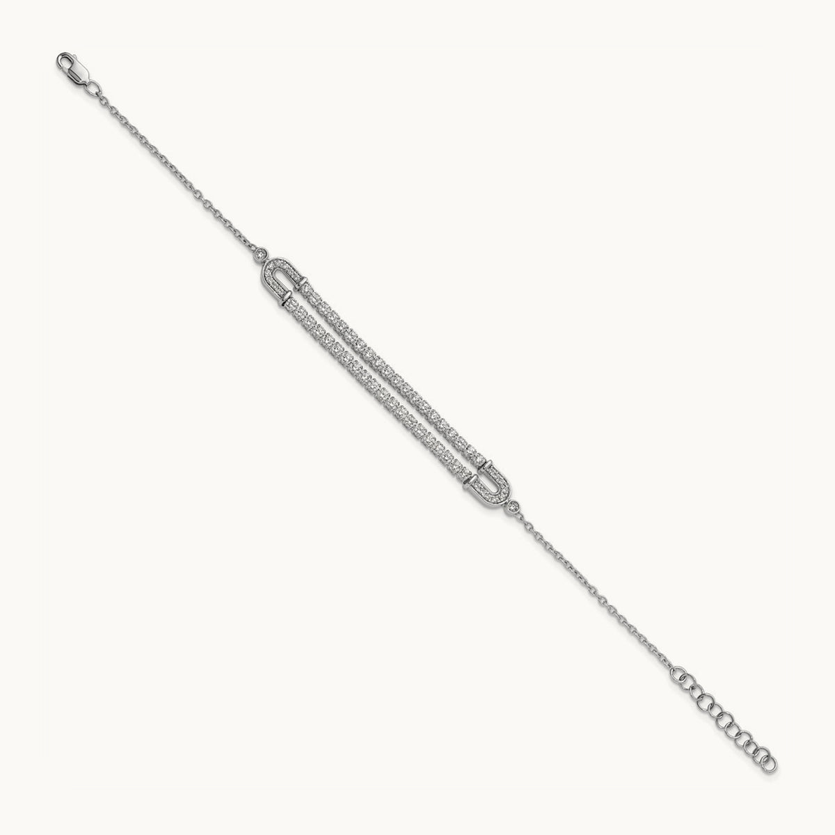 With Ext Bracelet, 2.00 ct tw Lab-Grown Diamond