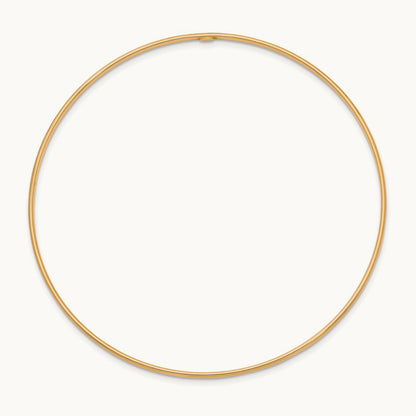 Polished Slip-on Bangle Bracelet — 14K Yellow Gold
