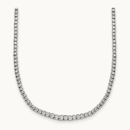 Graduated Tennis Necklace, 5.00 ct tw Lab-Grown Diamond