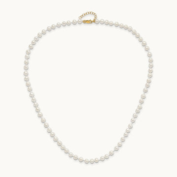 4- FW Cultured Pearl 5 w/1 ext Bracelet 14 w/1 ext Neck Earring Set, 5mm, 14K