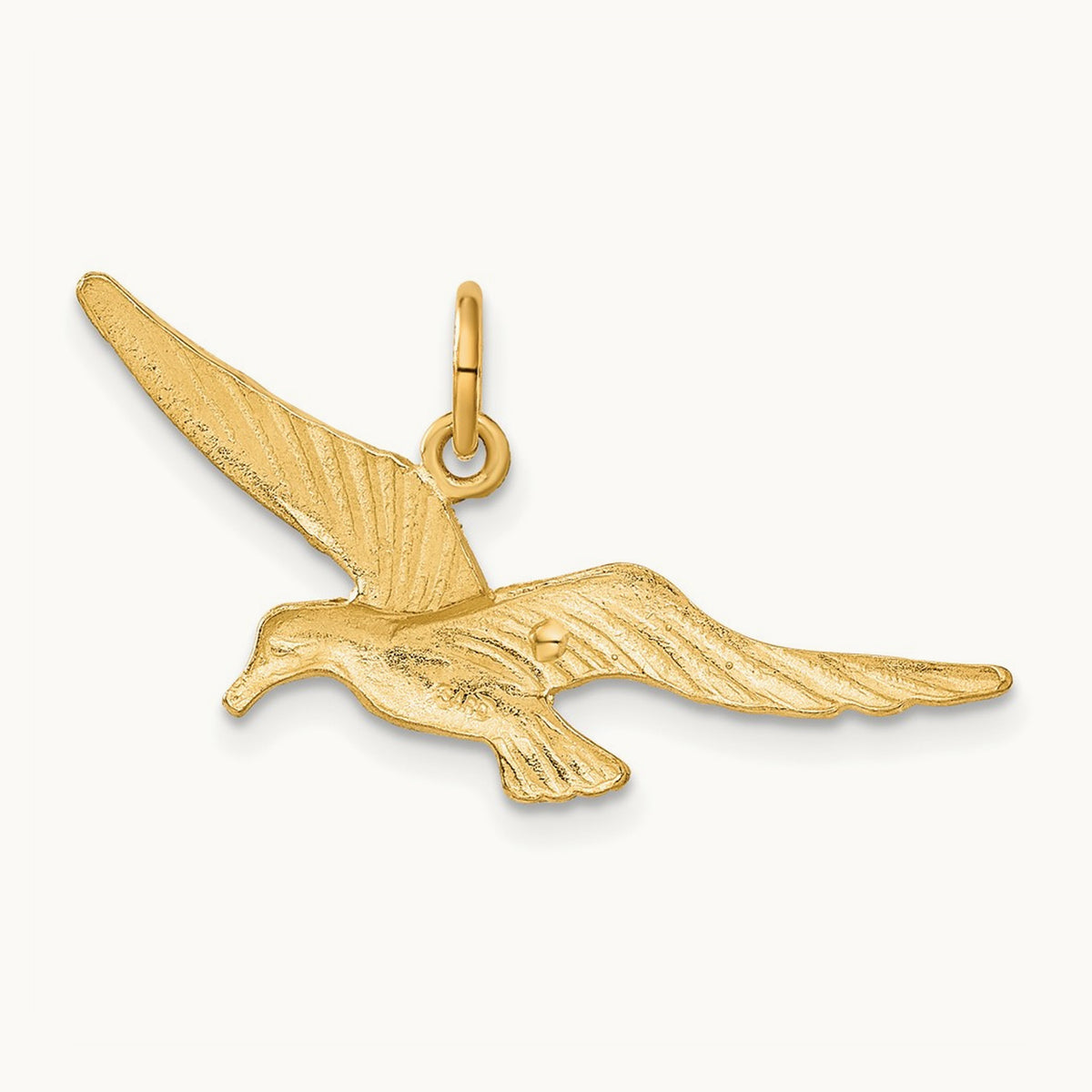 Seagull Charm, 14K