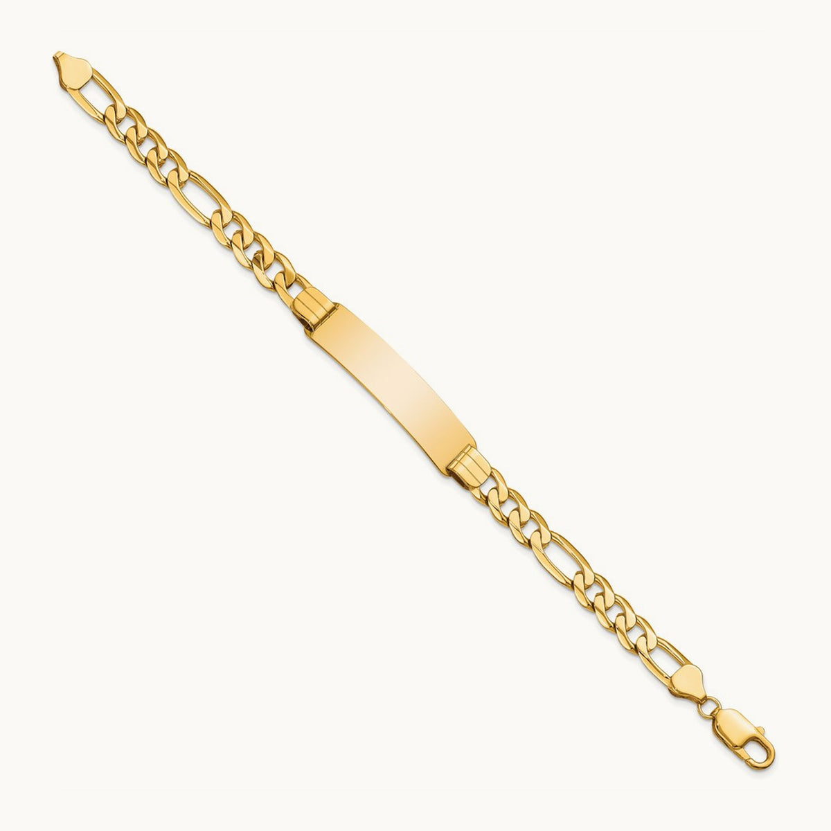 Figaro ID Bracelet, 14K