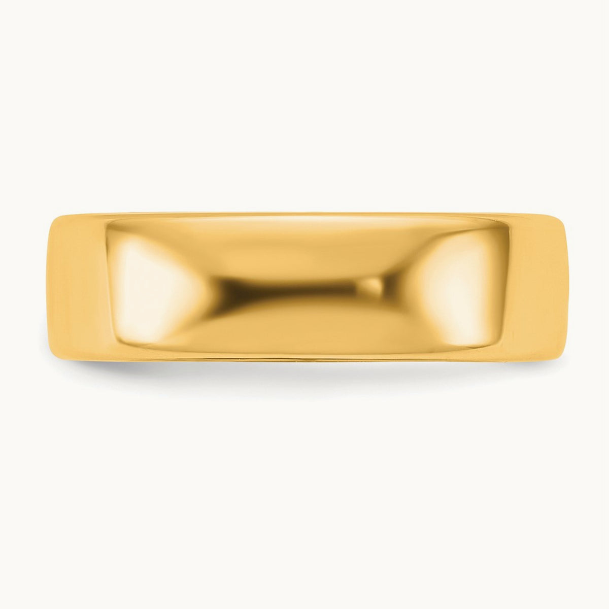 European Comfort Fit Band — 14K Yellow Gold, 6mm
