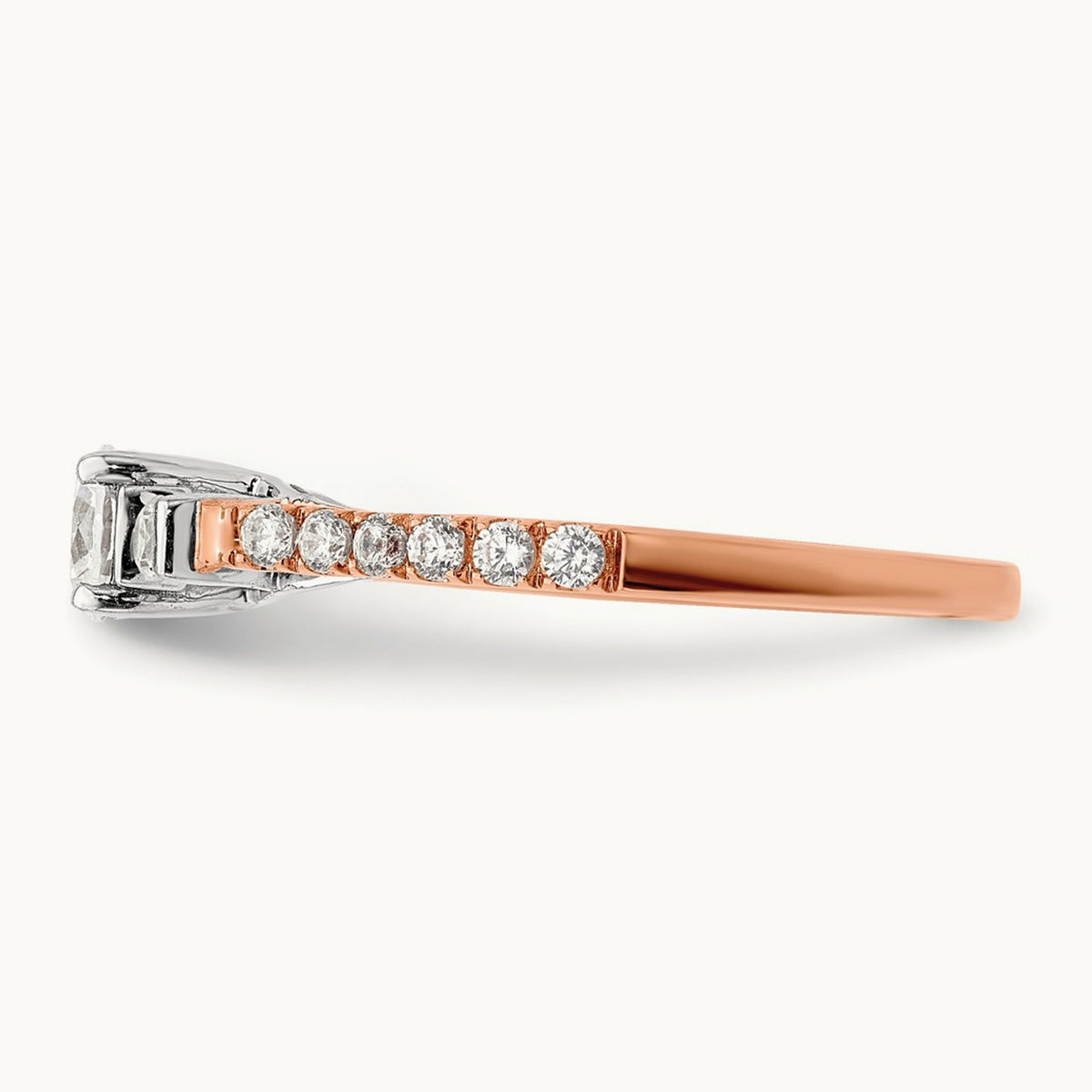 Petite Engagement Ring, 0.75 ct tw Lab-Grown Diamond