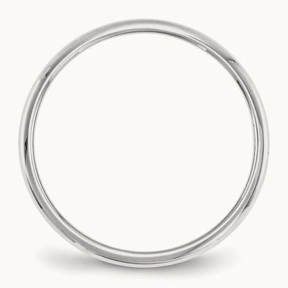 Half-Round Wedding Band — Platinum, 2mm