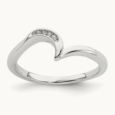 Contoured Diamond Band — photo set