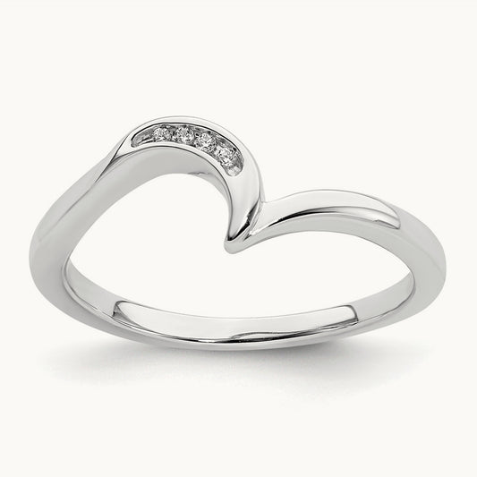 Contoured Diamond Band — photo set