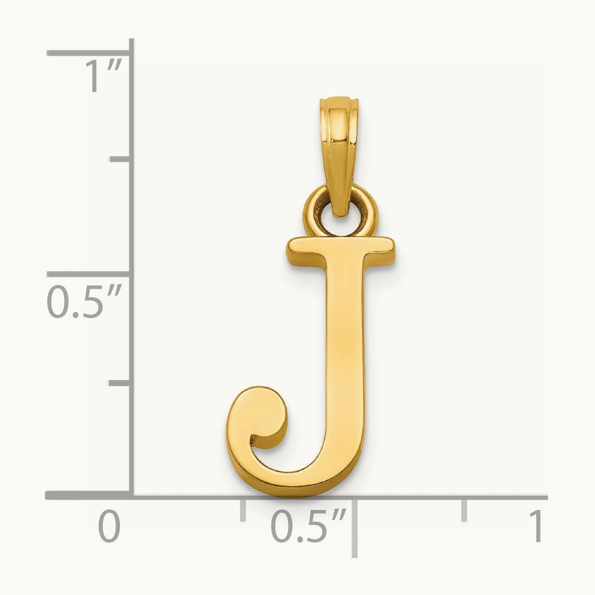 Polished Pendant — J